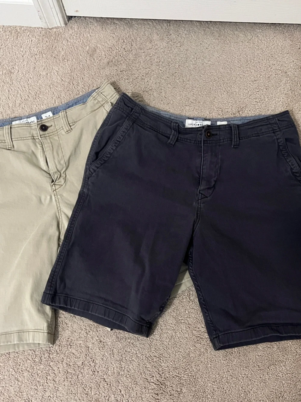 Lucky Brand Khaki & Gray Shorts Duo